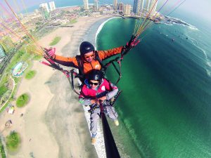 Paragliding and aerial sports