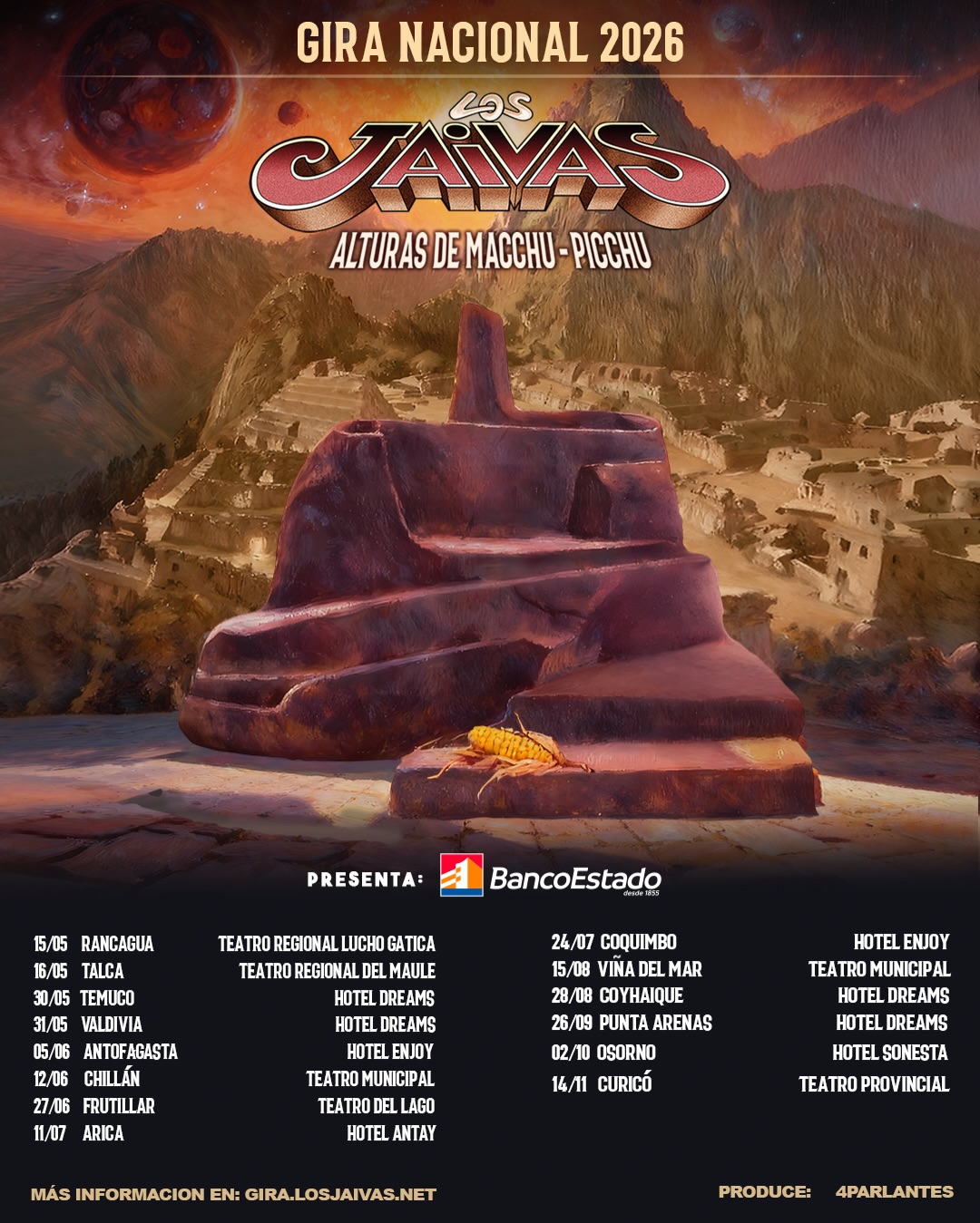 Los Jaivas: Alturas de Machu Picchu Tour