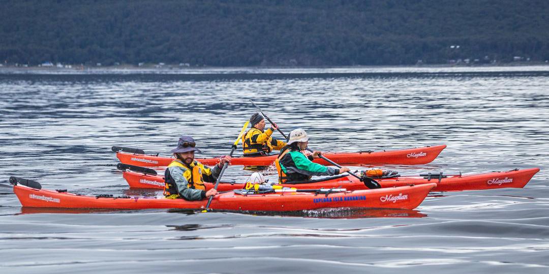 Kayak sur le canal Beagle