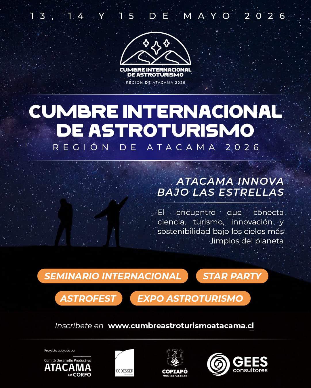 Cumbre Internacional de Astroturismo en Atacama