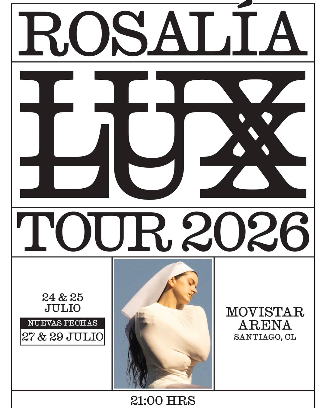 Rosalía no Chile