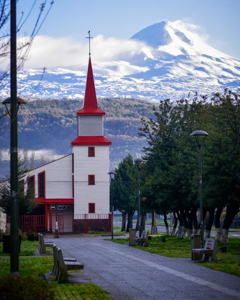 Photograph of Melipeuco, included in a blog post about the best destinations in Andean Araucanía.