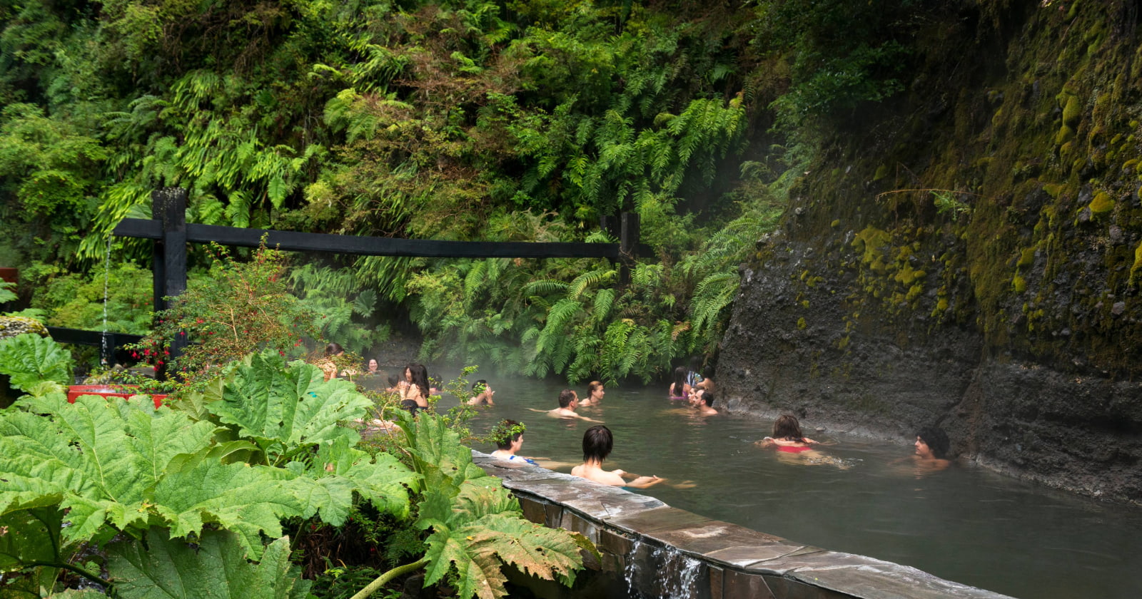 Thermes et repos dans la cordillère