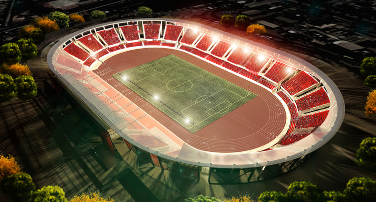 Estadio La Portada.