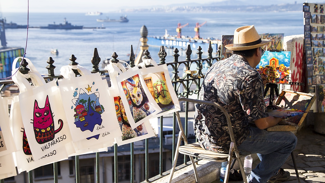 Arte urbano y bohemia porteña en Valparaíso 